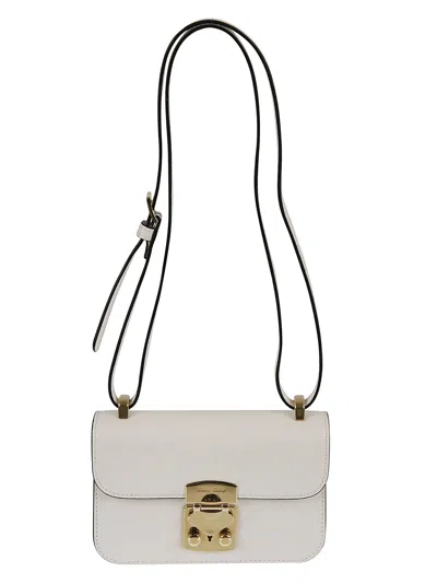 Miu Miu Classic Flap Shoulder Bag In White