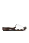 Miu Miu Clog Sandal In White