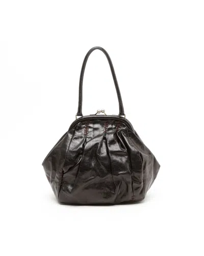Miu Miu Clutch Handbag In Brown