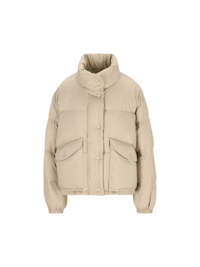 Miu Miu Coats In Neutral