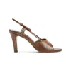 Miu Miu Leather Open Toe Sandals With Buckle Detail In Multi