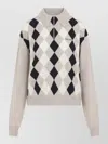 Miu Miu Collared Sweater Long Sleeves Regular Fit In Multi