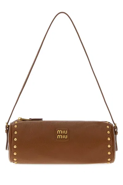 Miu Miu Contenitori In Brown