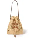 Miu Miu Contenitori Crochet Rete In Brown