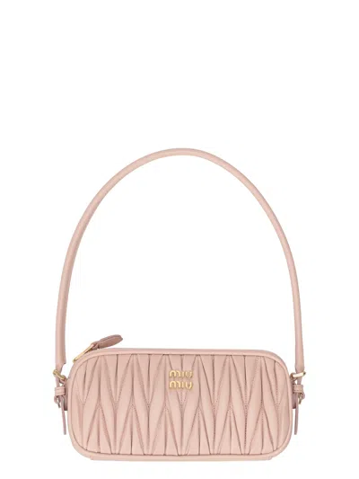 Miu Miu Contenitori Matelasse'miu In Purple