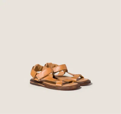 Miu Miu Contenitori Nappa Aviator In Brown