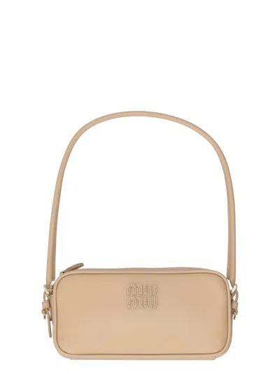 Miu Miu Contenitori Softy In Neutral