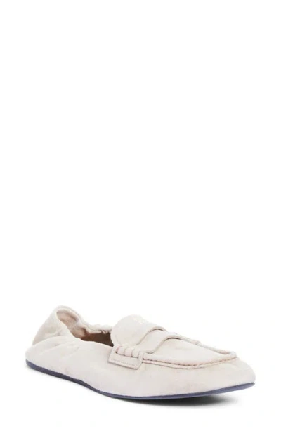 Miu Miu Nappa Leather Loafers Ruched Strap Design In Multi