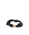 Miu Miu Cord And Nylon Bracelet