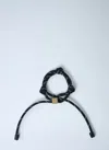 Miu Miu Cord Bracelet In Blue