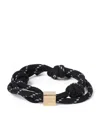 Miu Miu String Bracelet In Black