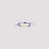 Miu Miu Adjustable Cord Bracelet Gold Tone Accents In Gold