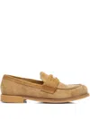 Miu Miu Corduroy Loafers In Neutrals