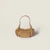 Miu Miu Corduroy Pocket Bag In Brown