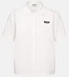 Miu Miu Hemd Aus Popeline In Weiss