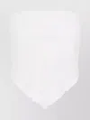 Miu Miu Embroidered Slubbed Canvasbandana Top