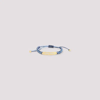 MIU MIU COTTON AND METAL BRACELET