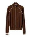 Miu Miu Cotton Cardigan In Brown