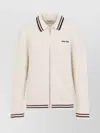Miu Miu Cotton Cardigan Stripes Detail