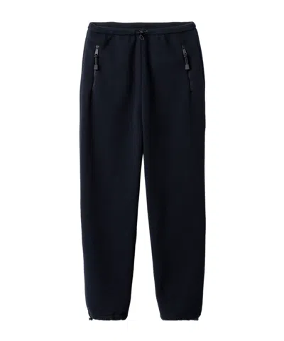 Miu Miu Cotton Fleece Pants In Blue