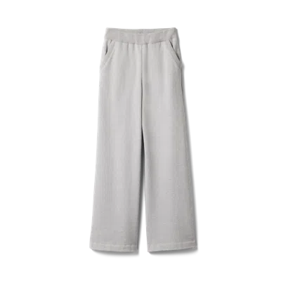 Miu Miu Cotton Fleece Pants In Grey