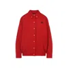 Miu Miu Cotton Jacket With Button-down Collar And Pockets