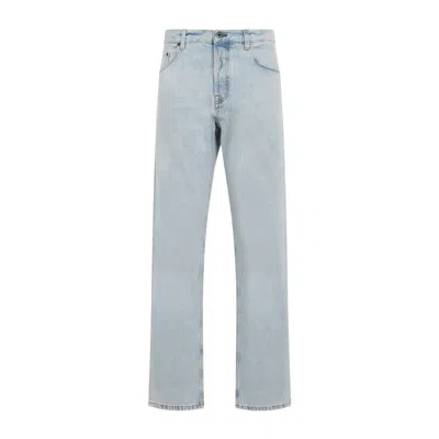 Miu Miu Cotton Jeans In Blue