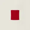 Miu Miu Cotton Knit Tube Top In Red