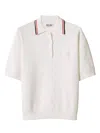 Miu Miu Cotton Knitted Polo In White