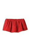 Miu Miu Cotton Poplin Mini Skirt