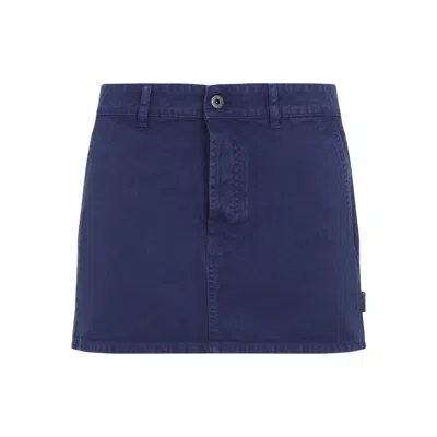 MIU MIU MIU MIU COTTON MINI SKIRT