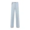 Miu Miu Straight-leg Pants In Navy