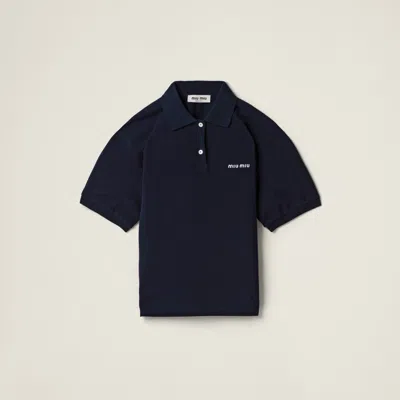 MIU MIU COTTON PIQUÉ POLO SHIRT