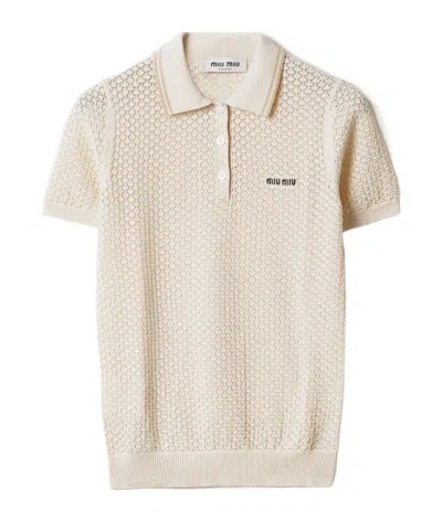 MIU MIU COTTON POLO SHIRT
