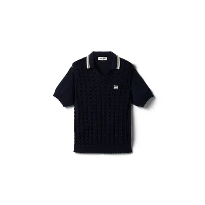 Miu Miu Cotton Polo Shirt In Black