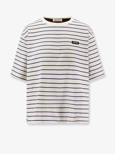 Miu Miu Cotton Reversible T-shirt