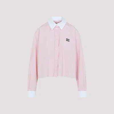 MIU MIU MIU MIU COTTON SHIRT
