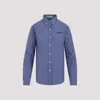 Miu Miu Cotton Shirt In Blue