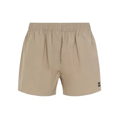 Miu Miu Cotton Shorts Women