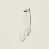 Miu Miu Cotton Socks In Neutral
