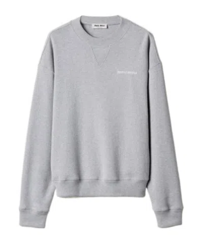 Miu Miu Cotton Sports Sweatshirt