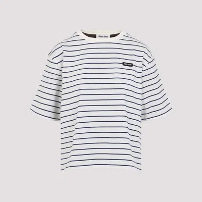 MIU MIU COTTON T-SHIRT