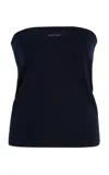 Miu Miu Cotton Tank Top In Black