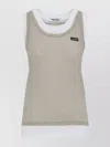 Miu Miu Cotton Tank Top Set