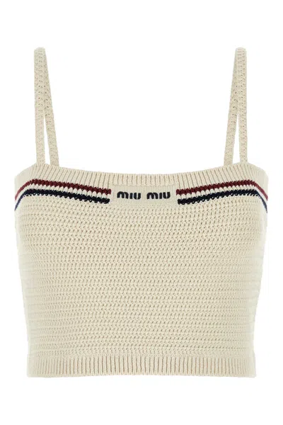 MIU MIU MIU MIU COTTON TOP