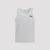 Miu Miu Tank Top In Bianco Cacao