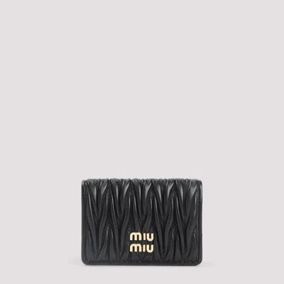 Miu Miu Credit Card Case Black
