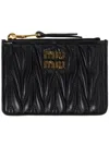 Miu Miu Credit Card Holder Accessories In Black