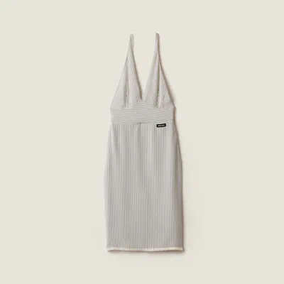 MIU MIU CRÊPE DE CHINE DRESS