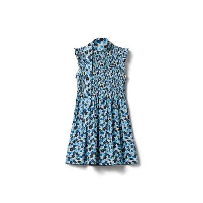 Miu Miu Crêpe De Chine Mini-dress In Multi